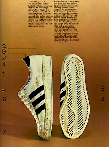 1971, adidas catalogue in English