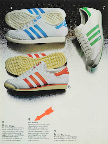 1978, adidas catalogue in English