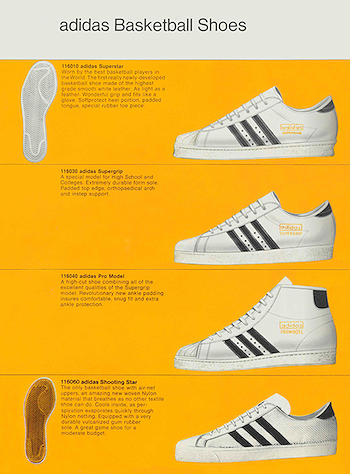 1970-1971, adidas catalogue in English