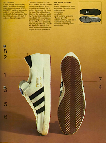 1971, adidas catalogue in English